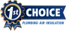 1st Choice Plumbing, Air & Insulation brand logo