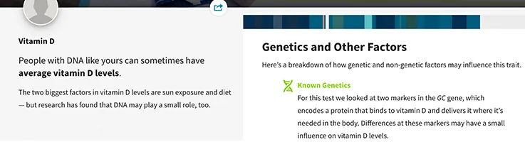 ancestry dna traits