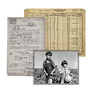 ancestry photos and handwritten documents