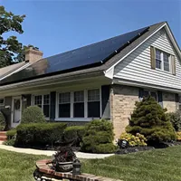 solar panels on a slanted roof of a home in delaware