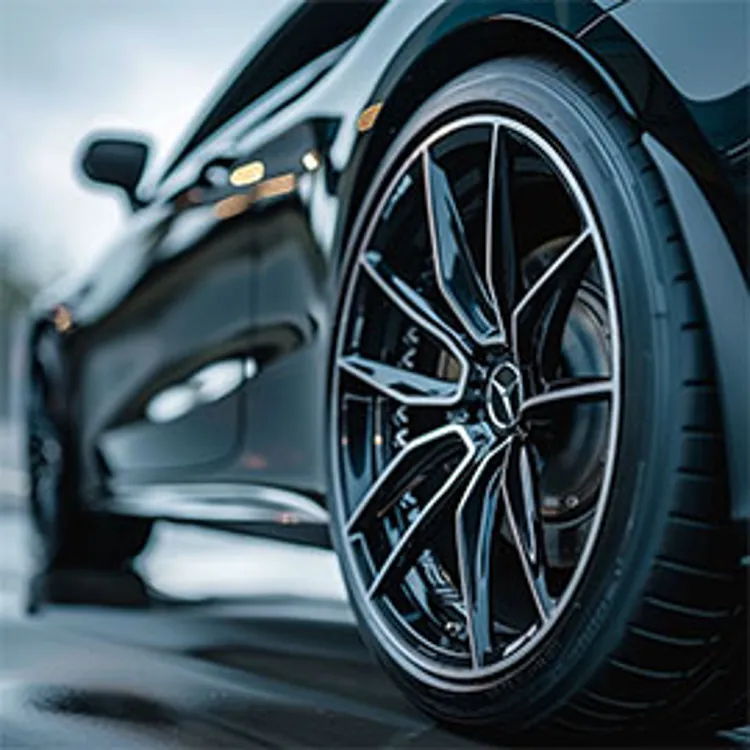 close-up image of tire