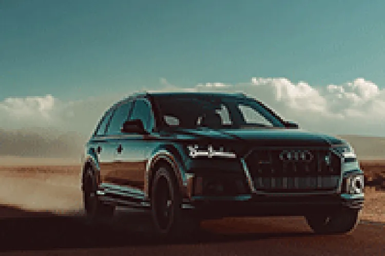 Audi Q7 car driving