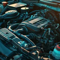 car parts under the hood