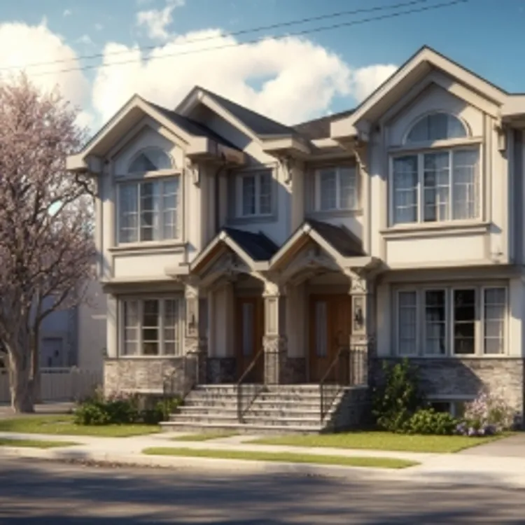a two-storey duplex