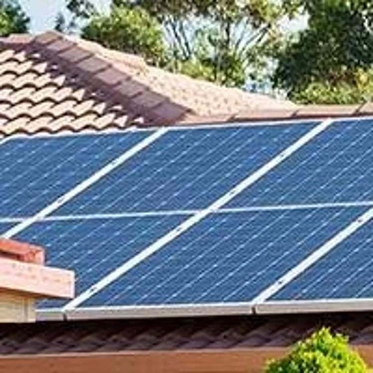solar panels on the roof of a house