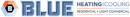 Blue Heating and Cooling brand logo