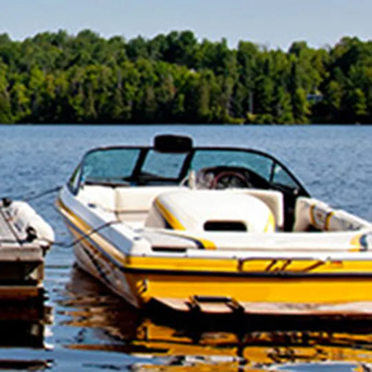 boat tied to dock