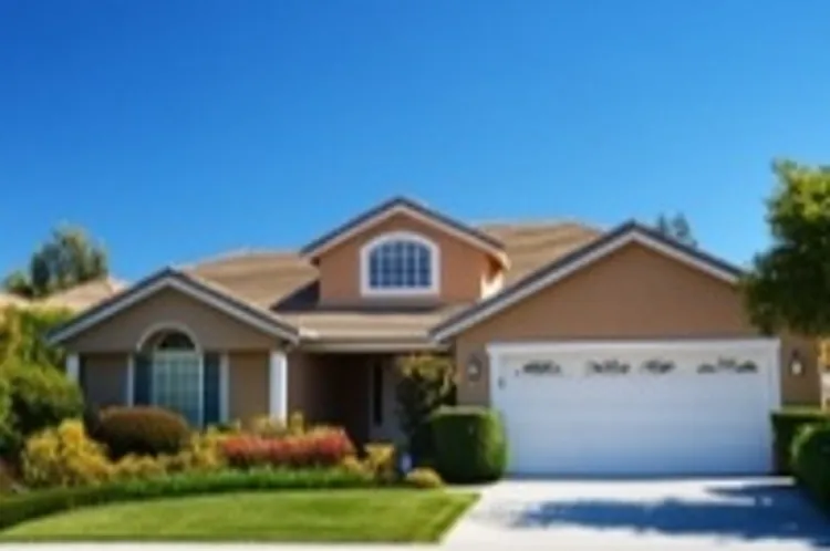 a two-storey house in California