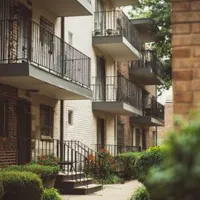 facade of apartment buildings