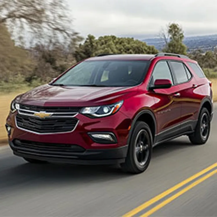 red chevrolet equinox suv