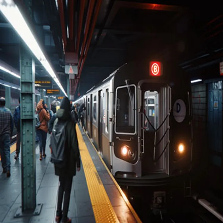 A man standing next to a train waiting to get on