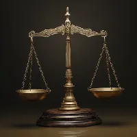 bronze balance scale