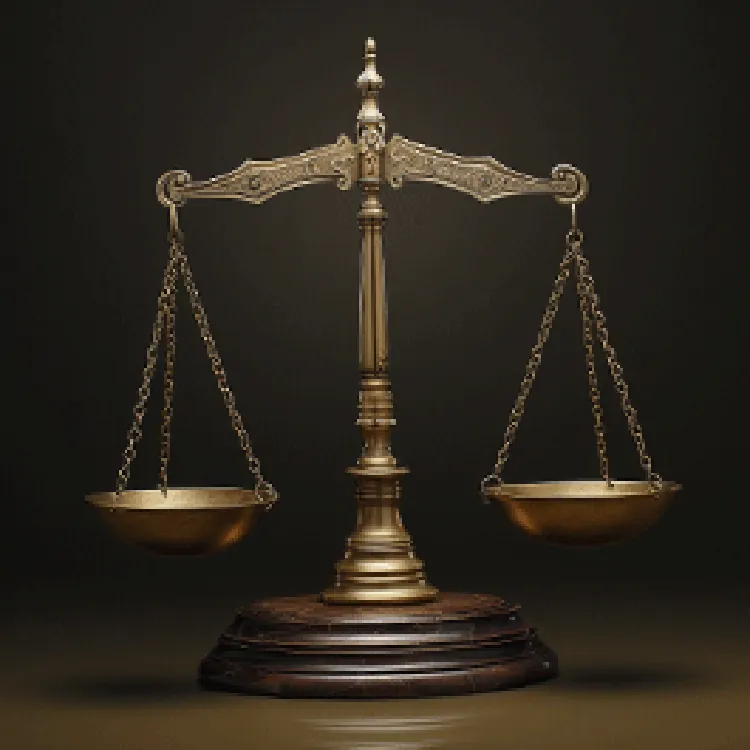 bronze balance scale