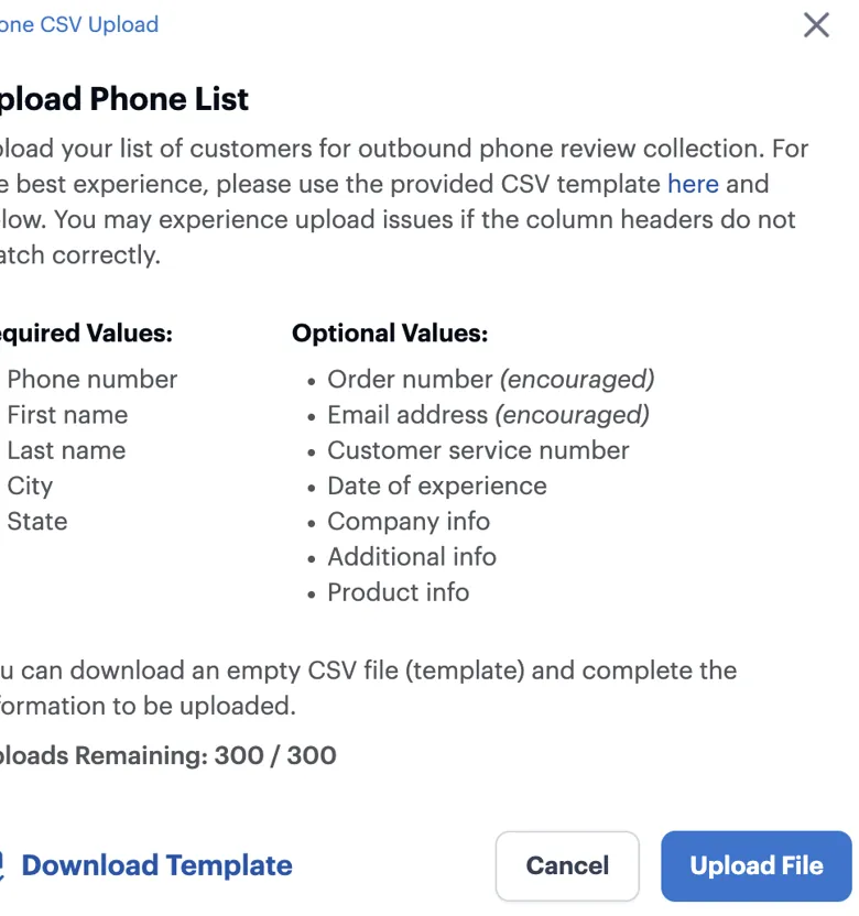 ConsumerAffairs phone review collection: upload your customer list and the call center makes the calls