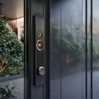 a modern-looking doorbell camera