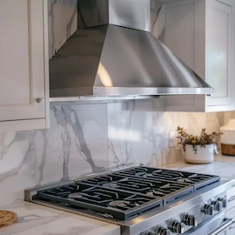 hood vent over a stove