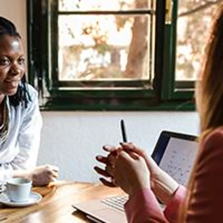 couple talking to financial advisor