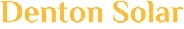 Denton Solar brand logo
