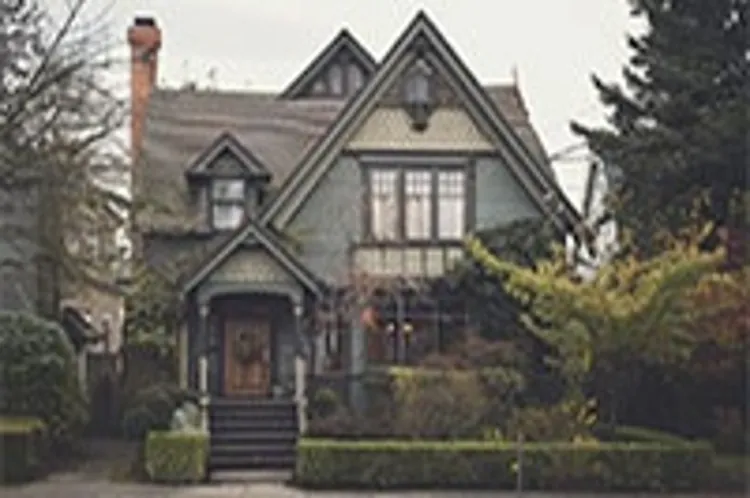 country home with large windows