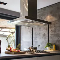 kitchen exhaust fan above a cooktop