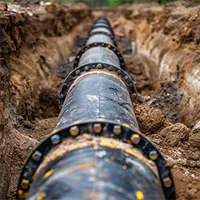 main water line in the ground