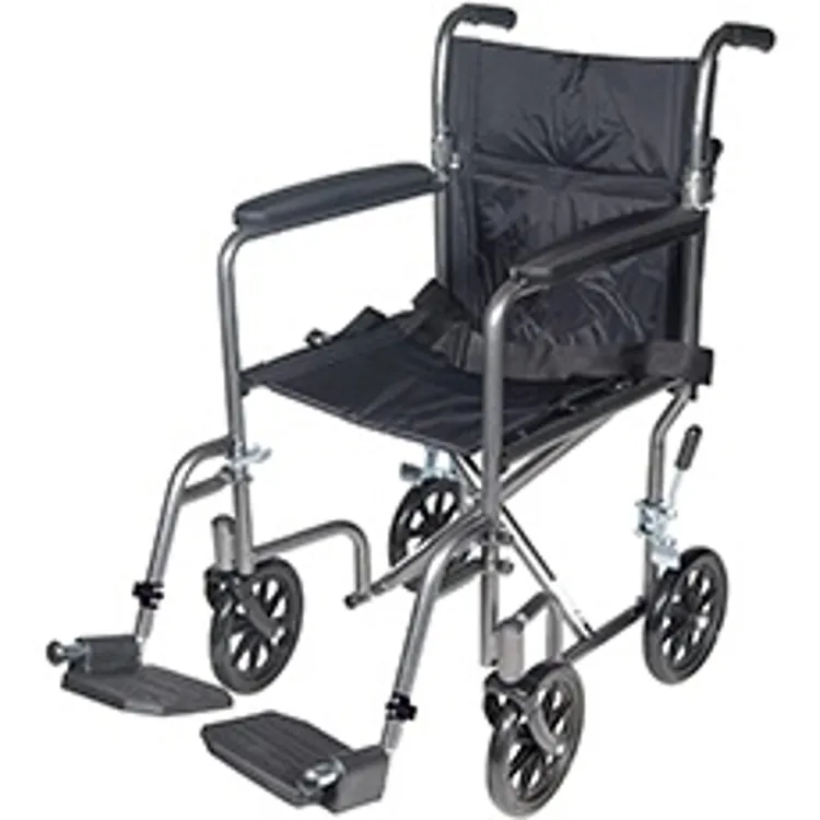 Drive Medical TR37E-SV Transport Wheelchair