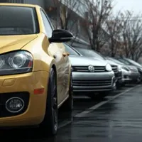 cars parked side by side