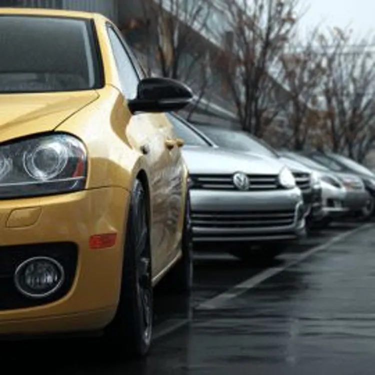 cars parked side by side