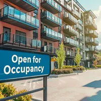 apartment complex that is open for occupancy