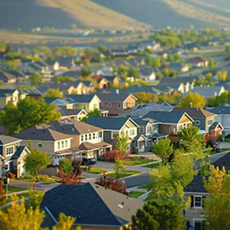 a suburban neighborhood