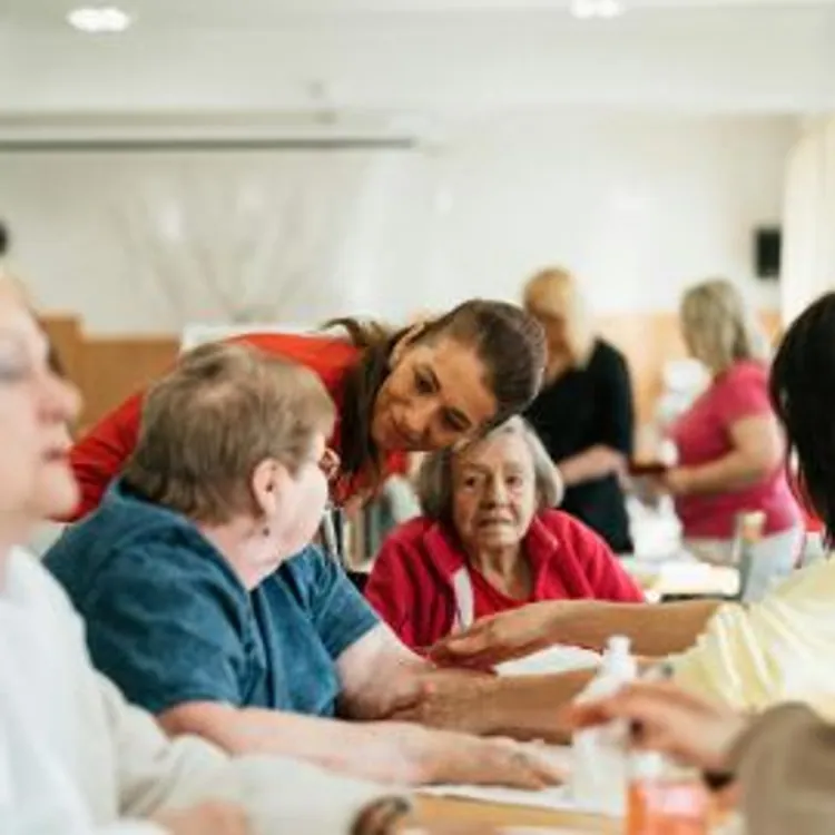 group of older adults sitting together