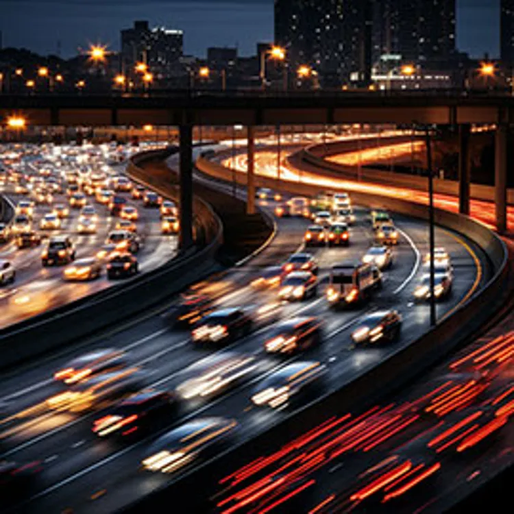 cars in a highway