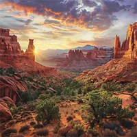 utah national park landscape