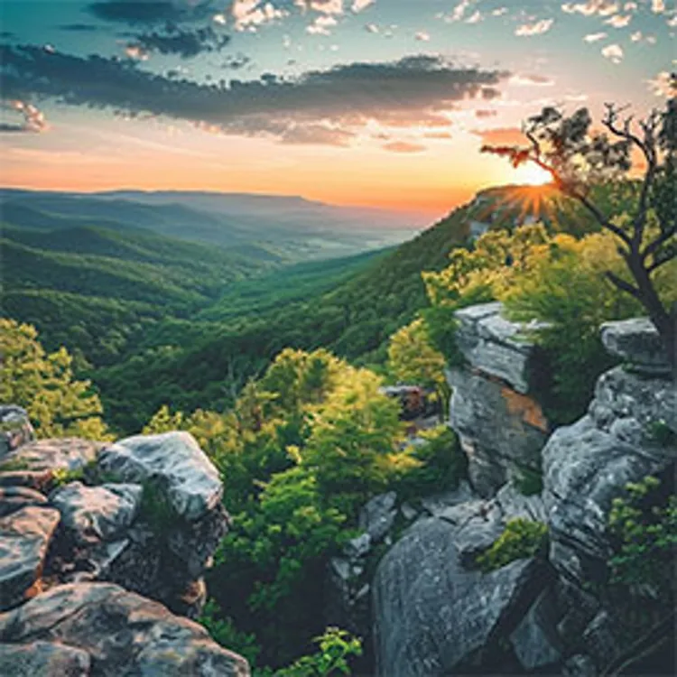 view of mountains and foliage in virginia