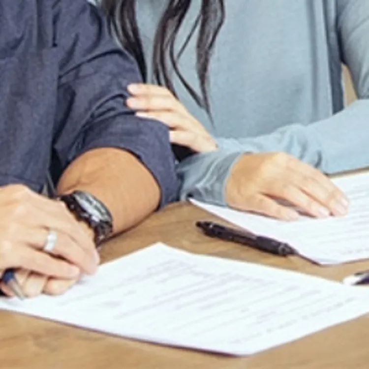 signing for a personal loan