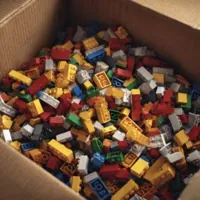 legos inside a box