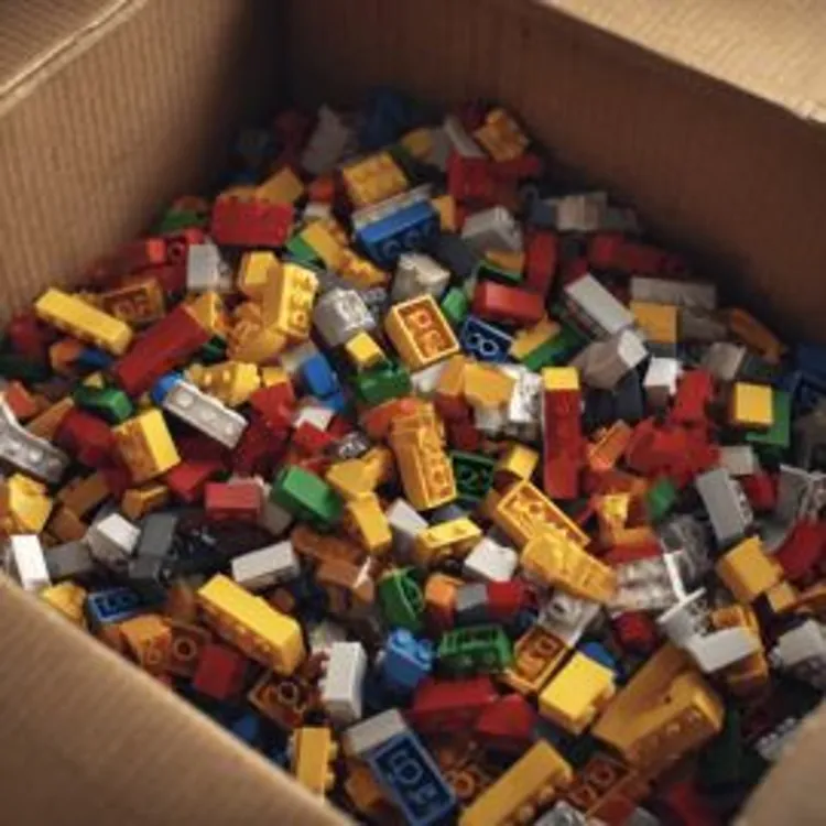 legos inside a box