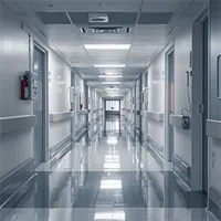 empty corridor of a hospital