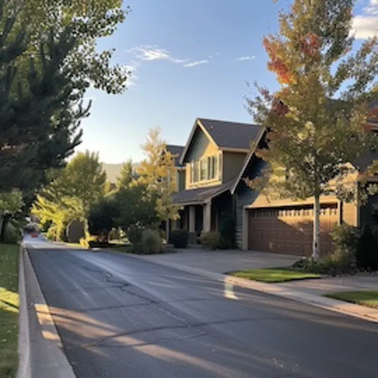 a house with a garage beside it
