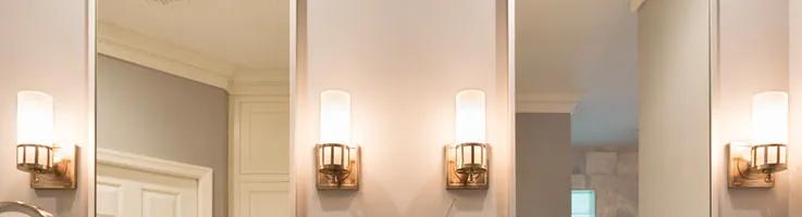 heat lamps in bathroom