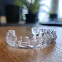invisible braces on a table
