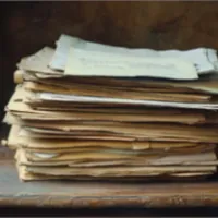 a stack of papers
