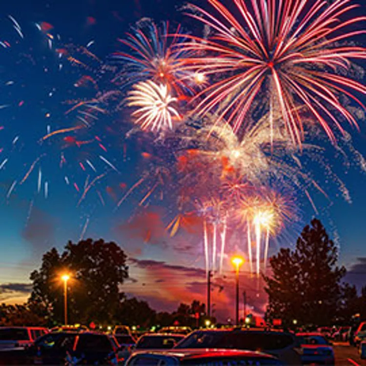 fireworks display