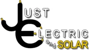 Just Electric and Solar brand logo