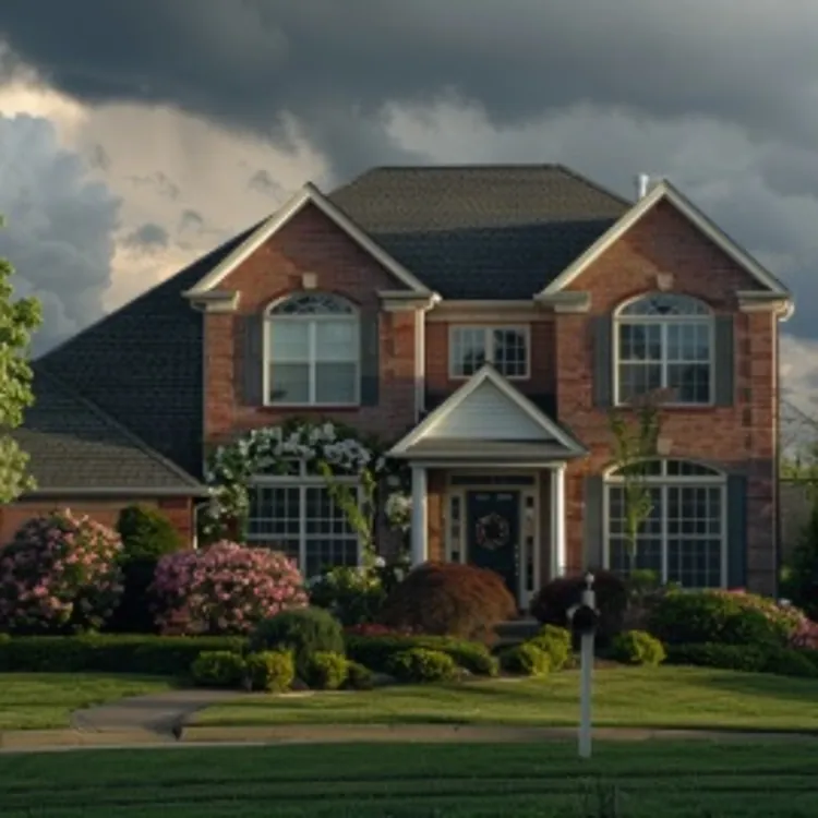 a two-storey house in Kentucky