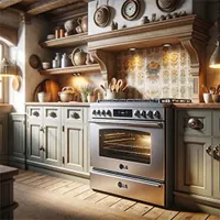 lg oven in a home kitchen