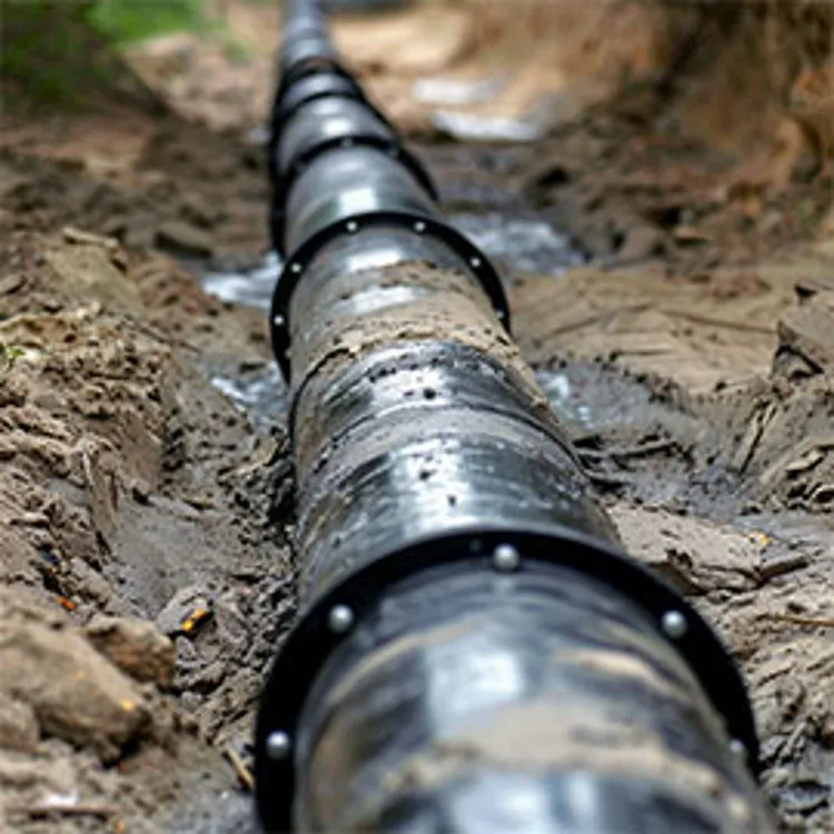 in-ground water line
