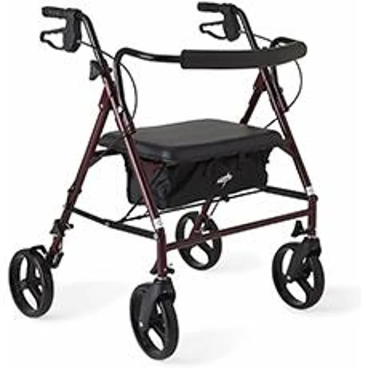 Medline Bariatric Heavy Duty Steel Rollator