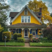 a two-storey house in Michigan