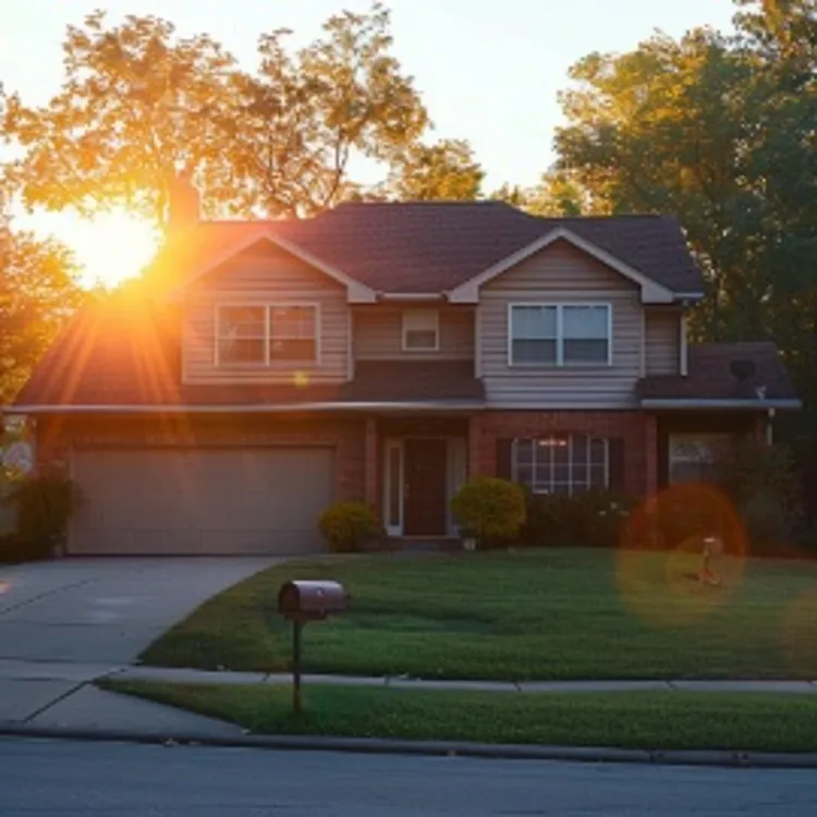 a two-storey house in Missouri